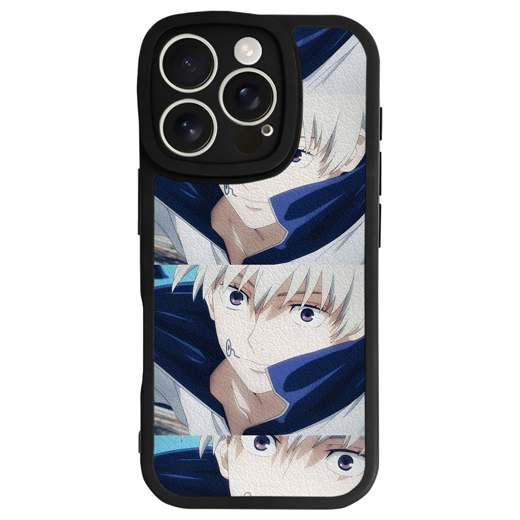 （画像用） 呪術廻戦 Jujutsu Kaisen 【iPhone 16シリーズ対応】シリコンスマホケース（レザー調） 材質：シリコン